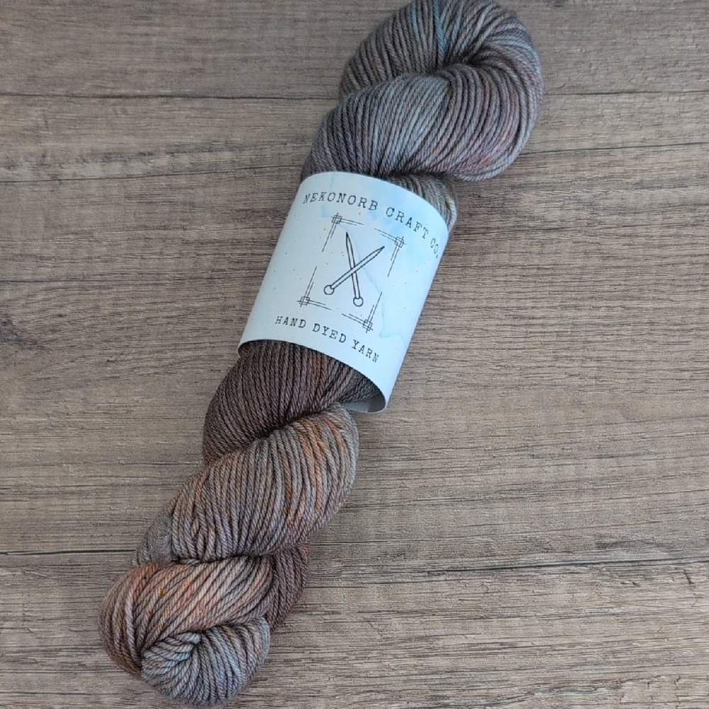 Hand Dyed Yarn in Earth Tones